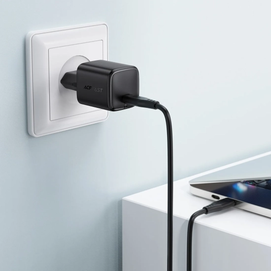ACEFAST Ładowarka sieciowa USB-C GaN PD 45W - czarna
