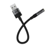 ACEFAST Adapter przejściówka USB-A - mini jack 3.5 mm - czarny