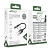 ACEFAST Adapter przejściówka USB-A - mini jack 3.5 mm - czarny