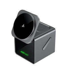 ACEFAST Ładowarka indukcyjna 3w1 na smartfon słuchawki smartwatch z kablem