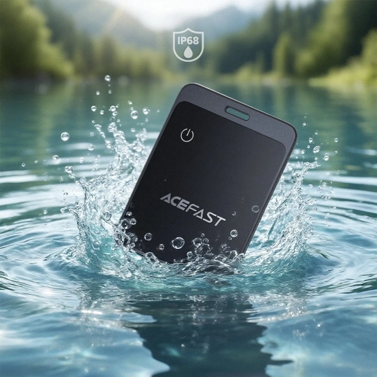 ACEFAST Lokalizator Bluetooth w formie karty kompatybilny z Apple Find My