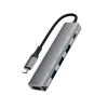ACEFAST Hub stacja dokująca 5w1 USB-C - USB-A USB-C HDMI 4K 60Hz PD 90W