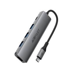 ACEFAST Hub stacja dokująca 5w1 USB-C - USB-A USB-C HDMI 4K 60Hz PD 90W