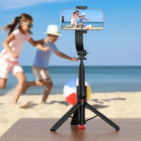 ACEFAST Selfie stick z automatycznym statywem i pilotem Bluetooth 1.05 m