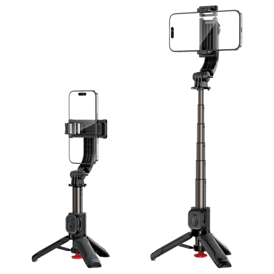 ACEFAST Selfie stick z automatycznym statywem i pilotem Bluetooth 63 cm