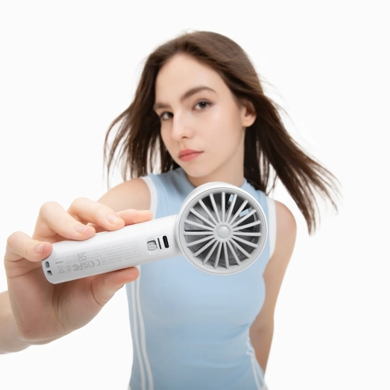 Wentylator ręczny JisuLife Life10 4000 mAh, szary