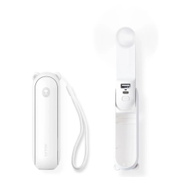 Składany wentylator JisuLife Life8 Plus 4500 mAh, biały