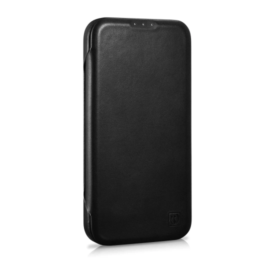ICARER Skórzane etui iPhone 14 Plus z klapką magnetyczne MagSafe CE Oil