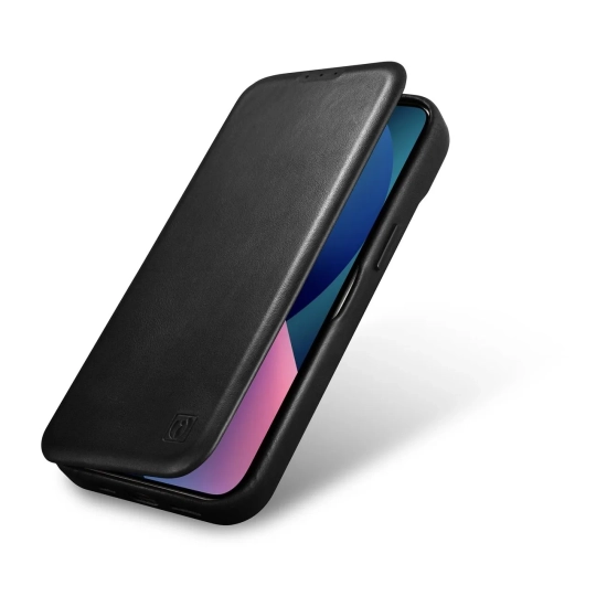 ICARER Skórzane etui iPhone 14 Plus z klapką magnetyczne MagSafe CE Oil