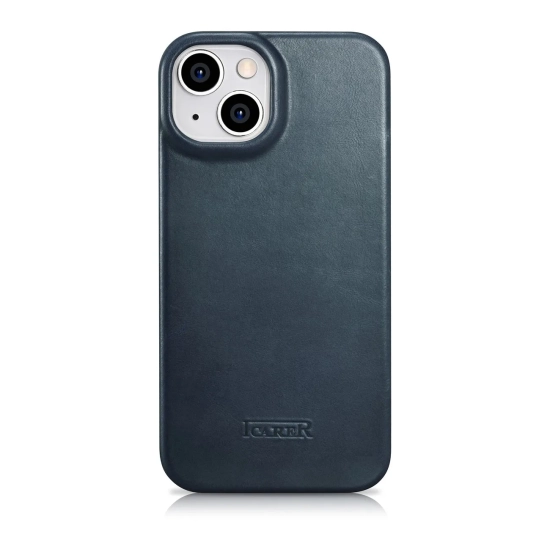 ICARER Skórzane etui iPhone 14 Plus z klapką magnetyczne MagSafe CE Oil