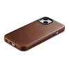 ICARER Skórzane etui iPhone 14 Plus magnetyczne z MagSafe Oil Wax Premium