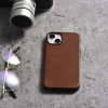 ICARER Skórzane etui iPhone 14 Plus magnetyczne z MagSafe Oil Wax Premium