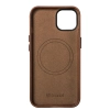 ICARER Skórzane etui iPhone 14 Plus magnetyczne z MagSafe Oil Wax Premium