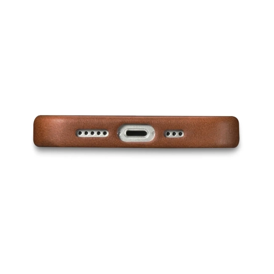 ICARER Skórzane etui iPhone 14 Plus magnetyczne z MagSafe Oil Wax Premium