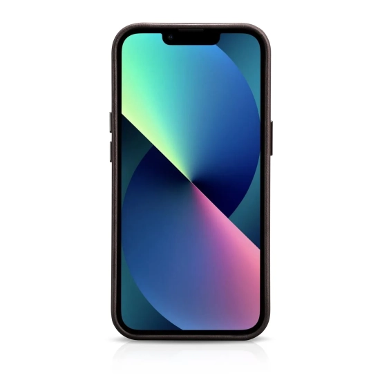 ICARER Skórzane etui iPhone 14 Plus magnetyczne z MagSafe Oil Wax Premium
