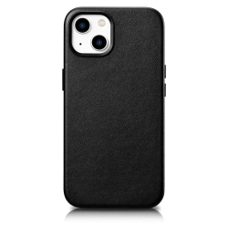 ICARER Pokrowiec etui z naturalnej skóry do iPhone 14 Plus MagSafe Case