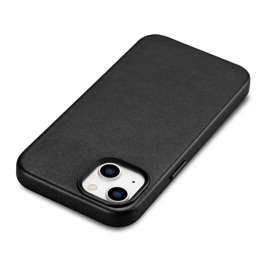 ICARER Pokrowiec etui z naturalnej skóry do iPhone 14 Plus MagSafe Case