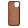 ICARER Pokrowiec etui z naturalnej skóry do iPhone 14 Plus MagSafe Case