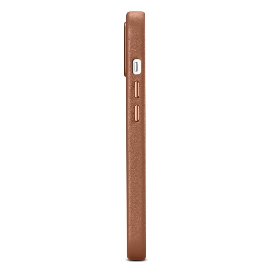 ICARER Pokrowiec etui z naturalnej skóry do iPhone 14 Plus MagSafe Case