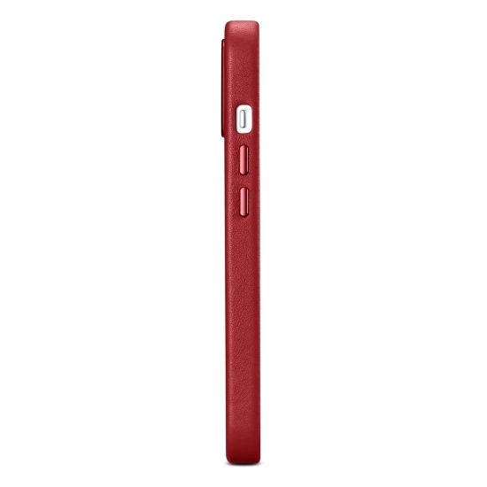 ICARER Pokrowiec etui z naturalnej skóry do iPhone 14 Plus MagSafe Case