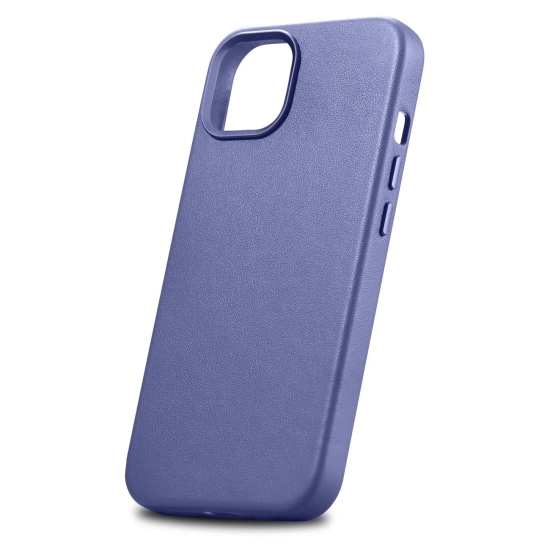 ICARER Pokrowiec etui z naturalnej skóry do iPhone 14 Plus MagSafe Case