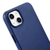 ICARER Pokrowiec etui z naturalnej skóry do iPhone 14 Plus MagSafe Case