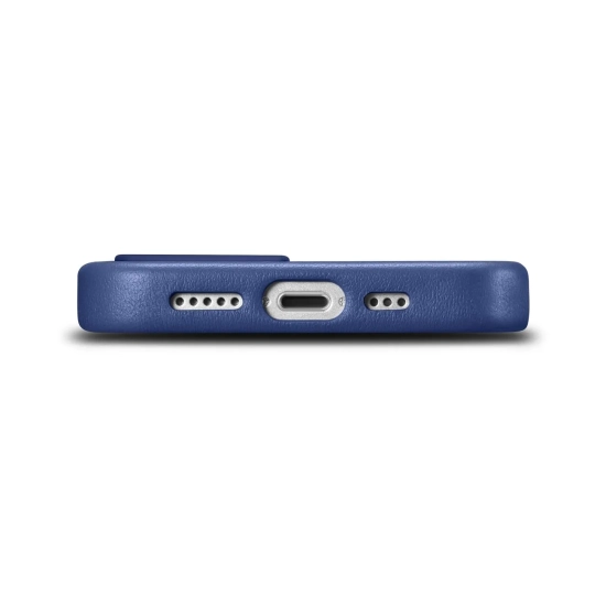 ICARER Pokrowiec etui z naturalnej skóry do iPhone 14 Plus MagSafe Case