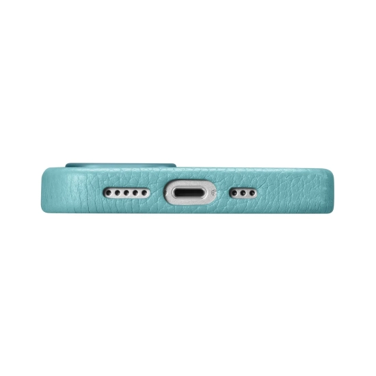 ICARER Skórzane etui iPhone 14 Plus magnetyczne z MagSafe Litchi Premium