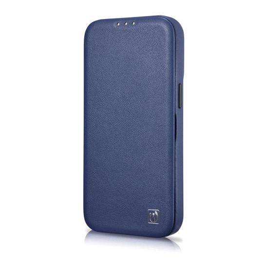 ICARER Skórzane etui iPhone 14 Plus z klapką magnetyczne MagSafe CE