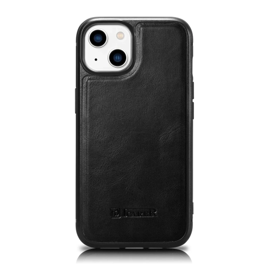 ICARER Etui pokryte naturalną skórą do iPhone 14 Plus Leather Oil Wax