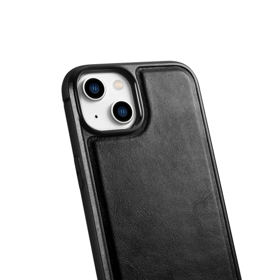 ICARER Etui pokryte naturalną skórą do iPhone 14 Plus Leather Oil Wax