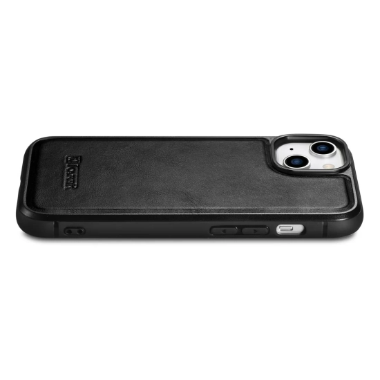 ICARER Etui pokryte naturalną skórą do iPhone 14 Plus Leather Oil Wax