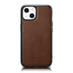ICARER Etui pokryte naturalną skórą do iPhone 14 Plus Leather Oil Wax
