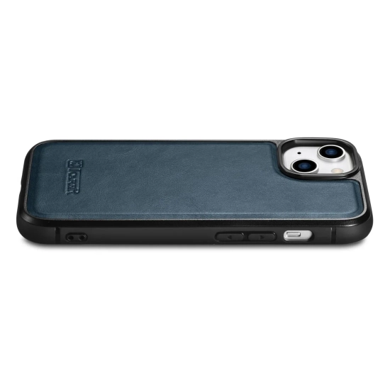ICARER Etui pokryte naturalną skórą do iPhone 14 Plus Leather Oil Wax