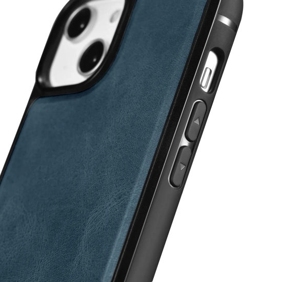 ICARER Etui pokryte naturalną skórą do iPhone 14 Plus Leather Oil Wax