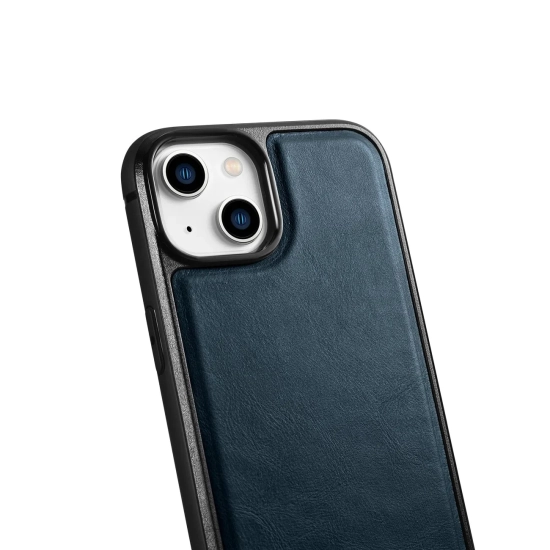ICARER Etui pokryte naturalną skórą do iPhone 14 Plus Leather Oil Wax