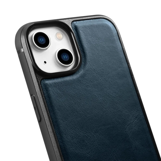 ICARER Etui pokryte naturalną skórą do iPhone 14 Plus Leather Oil Wax
