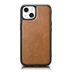 ICARER Etui pokryte naturalną skórą do iPhone 14 Plus Leather Oil Wax