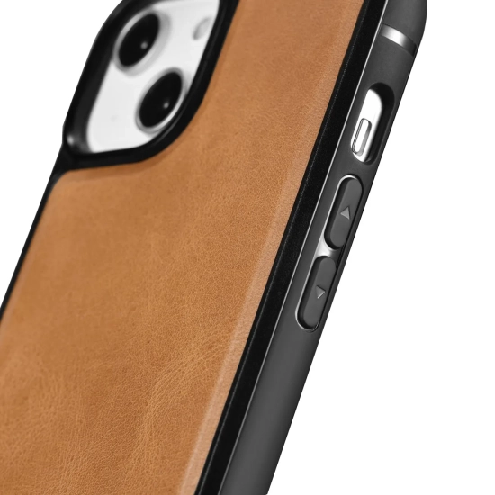 ICARER Etui pokryte naturalną skórą do iPhone 14 Plus Leather Oil Wax