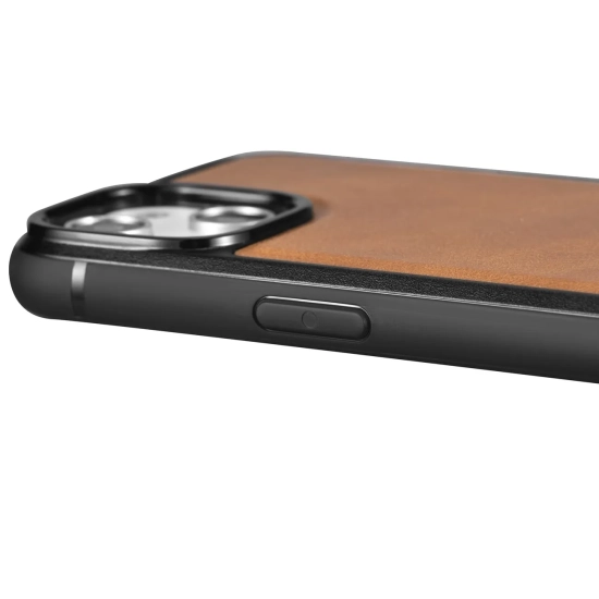 ICARER Etui pokryte naturalną skórą do iPhone 14 Plus Leather Oil Wax