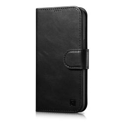 ICARER 2w1 etui skórzany pokrowiec z klapką iPhone 14 Plus Anti-RFID Oil