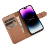 ICARER 2w1 etui skórzany pokrowiec z klapką iPhone 14 Pro Anti-RFID Wallet