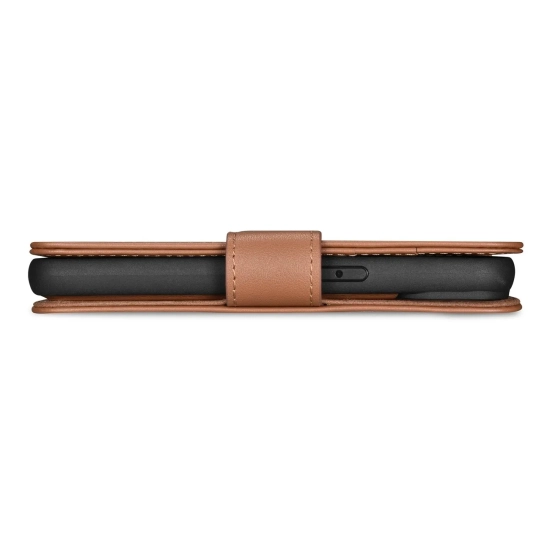 ICARER 2w1 etui skórzany pokrowiec z klapką iPhone 14 Pro Anti-RFID Wallet