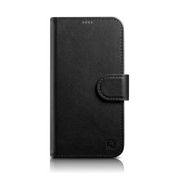 ICARER 2w1 etui skórzany pokrowiec z klapką iPhone 14 Plus Anti-RFID
