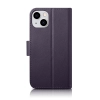 ICARER 2w1 etui skórzany pokrowiec z klapką iPhone 14 Plus Anti-RFID