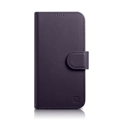 ICARER 2w1 etui skórzany pokrowiec z klapką iPhone 14 Plus Anti-RFID