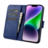 ICARER 2w1 etui skórzany pokrowiec z klapką iPhone 14 Plus Anti-RFID