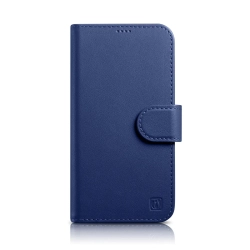 ICARER 2w1 etui skórzany pokrowiec z klapką iPhone 14 Plus Anti-RFID