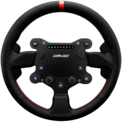 SIMAGIC Kierownica GT Sport 300mm, QR50, łopatki zmiany biegów, skóra, S201