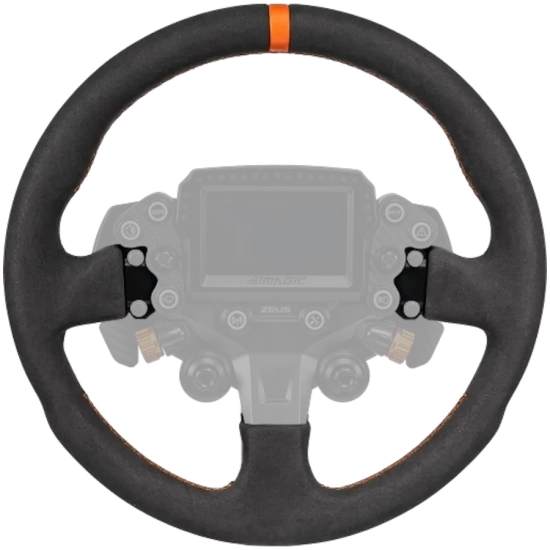 Obręcz kierownicy SIMAGIC ZS-330RR Suede 330 mm
